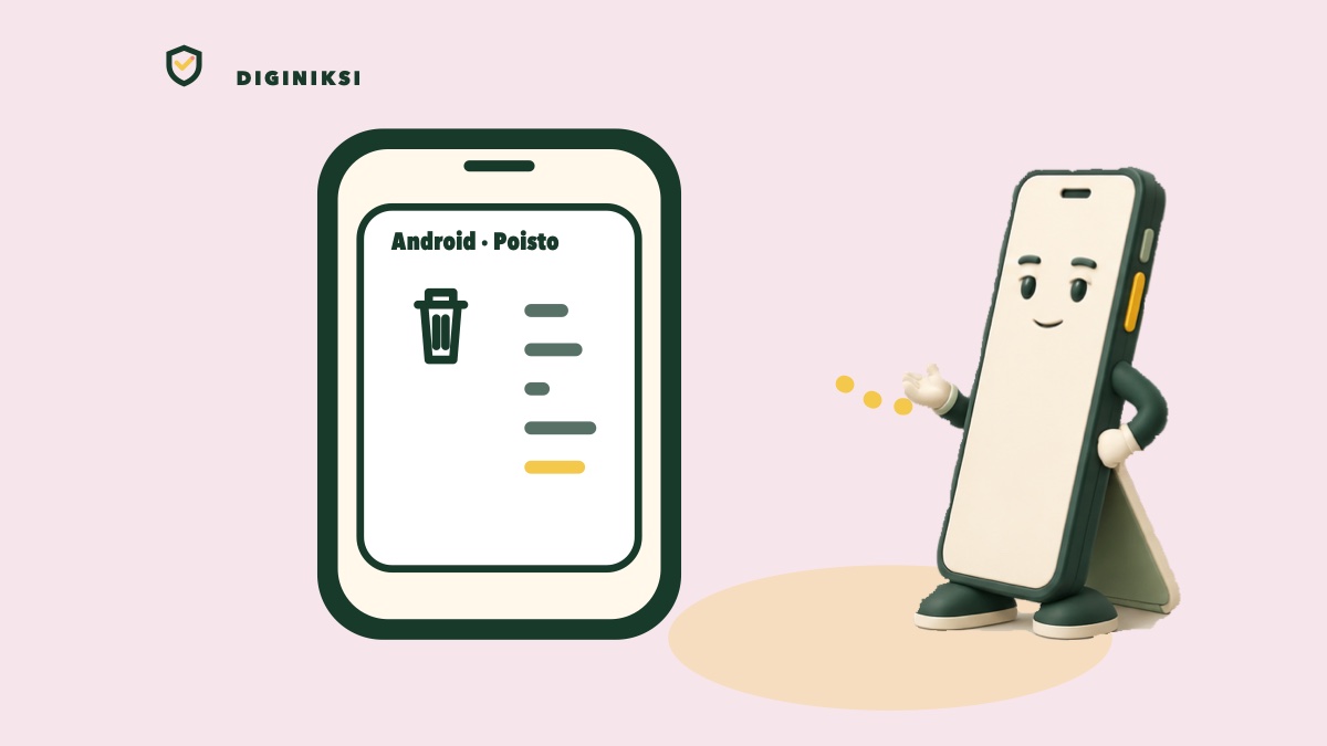 Tyhjennä Android asetuksista