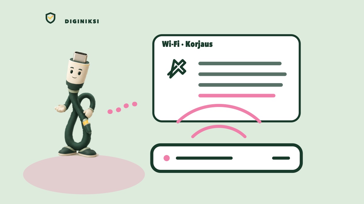 WLAN-yhteys pätkii kotona